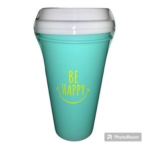😊 BE HAPPY TRAVEL COFFEE TUMBLER SET 😊